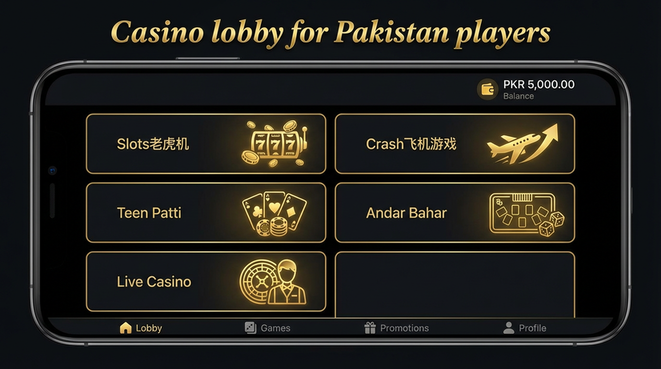 Lobby view of 10sbet for Pakistan users - 4